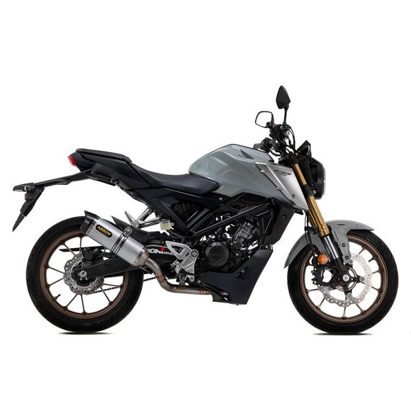 Ligne Complète Arrow Alu thunder embout carbone - GrisHONDA 125 CB 125 R NEO SPORT CAFE ABS - 2021 - 2024Ref : AW0149 / 51519AKW