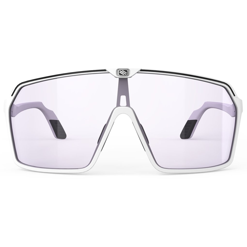 Rudy Project Spinshield Glasses - Photochromic Lens - White Matte/ImpactX 2 Laser Purple