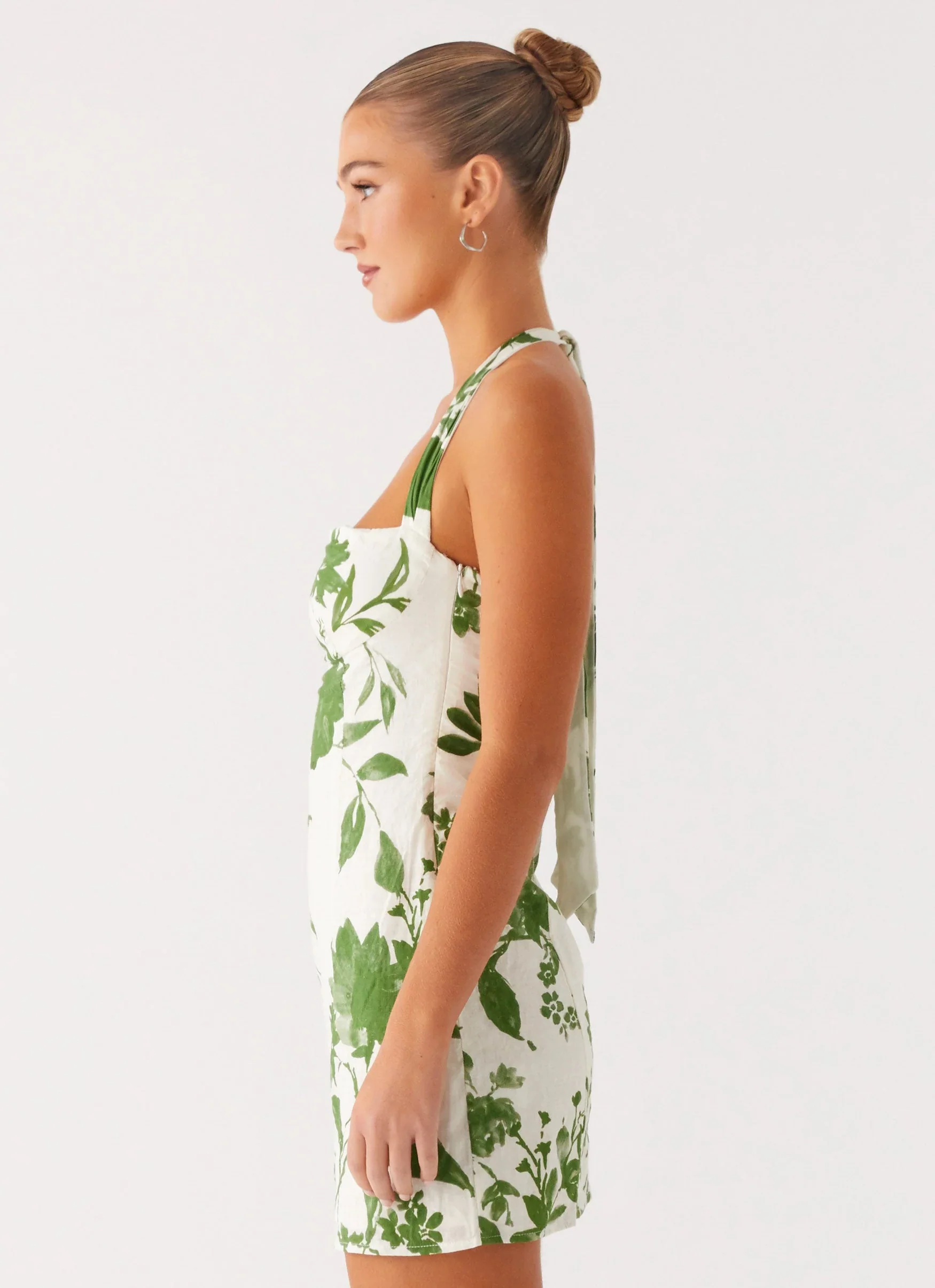 Melora Mini Dress - Verdant Bloom