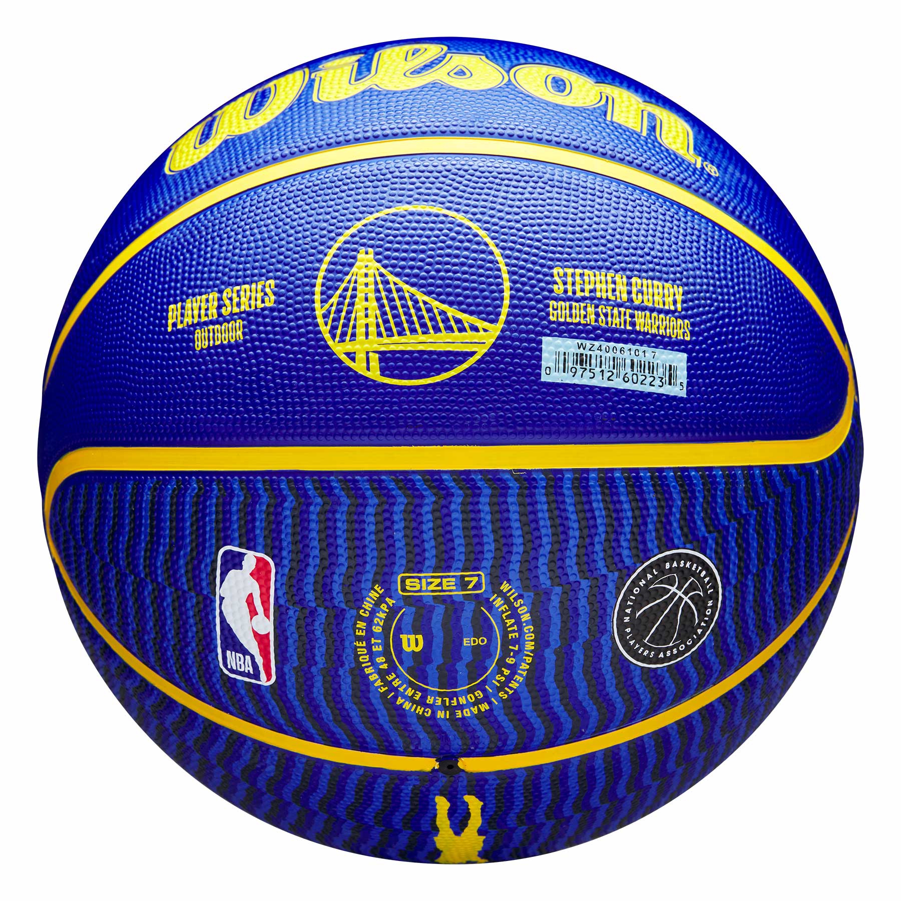 Stephen Curry Golden State Warriors NBA Icon Outdoor Basketball (Size 7)