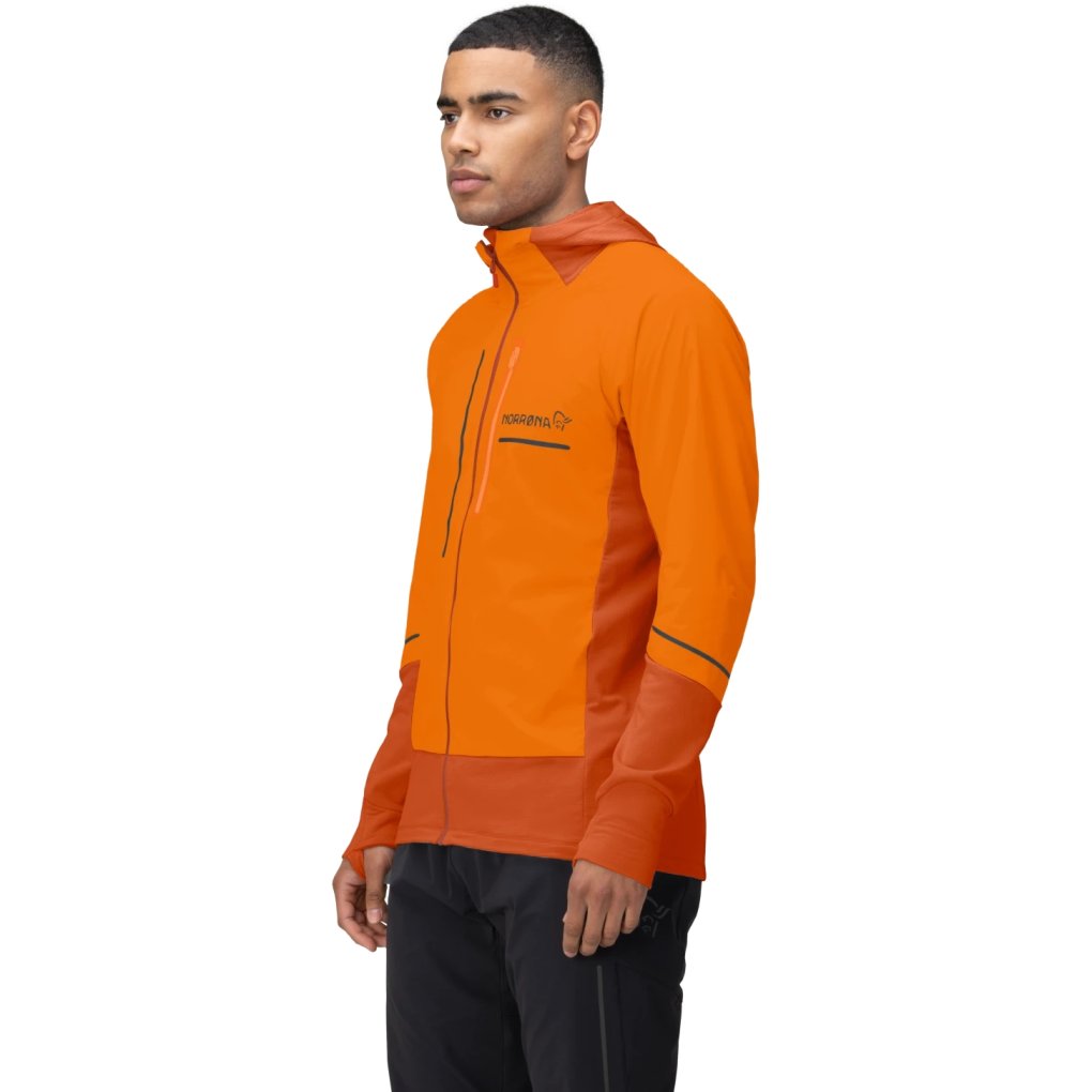 Norrona senja Alpha90 Zip Hood Jacket Men - Exuberance
