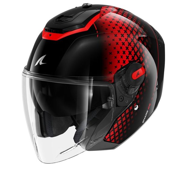 Shark RS Jet Stride - Black / Red HelmetRef: Sh1720-C688
