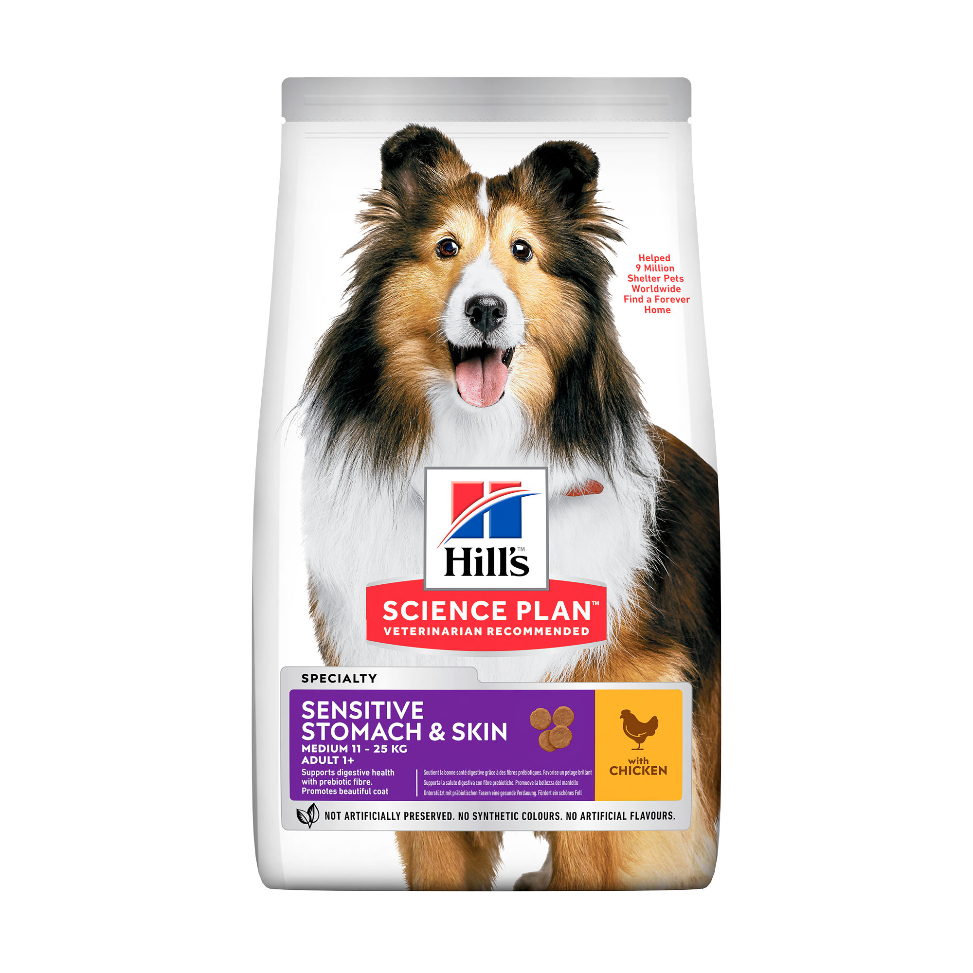 Hill's Science Plan - Adult Sensitive Stomach & Skin - Medium - 2,5 kg