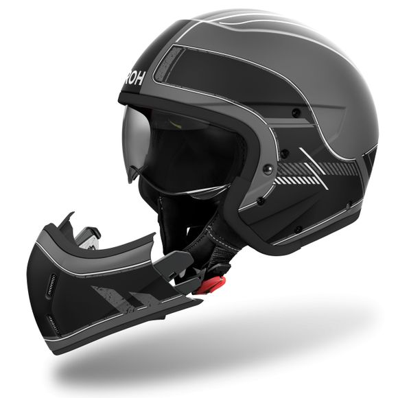 Casque modulable Airoh J110 - RASTER - NoirRef : AR1451-C791