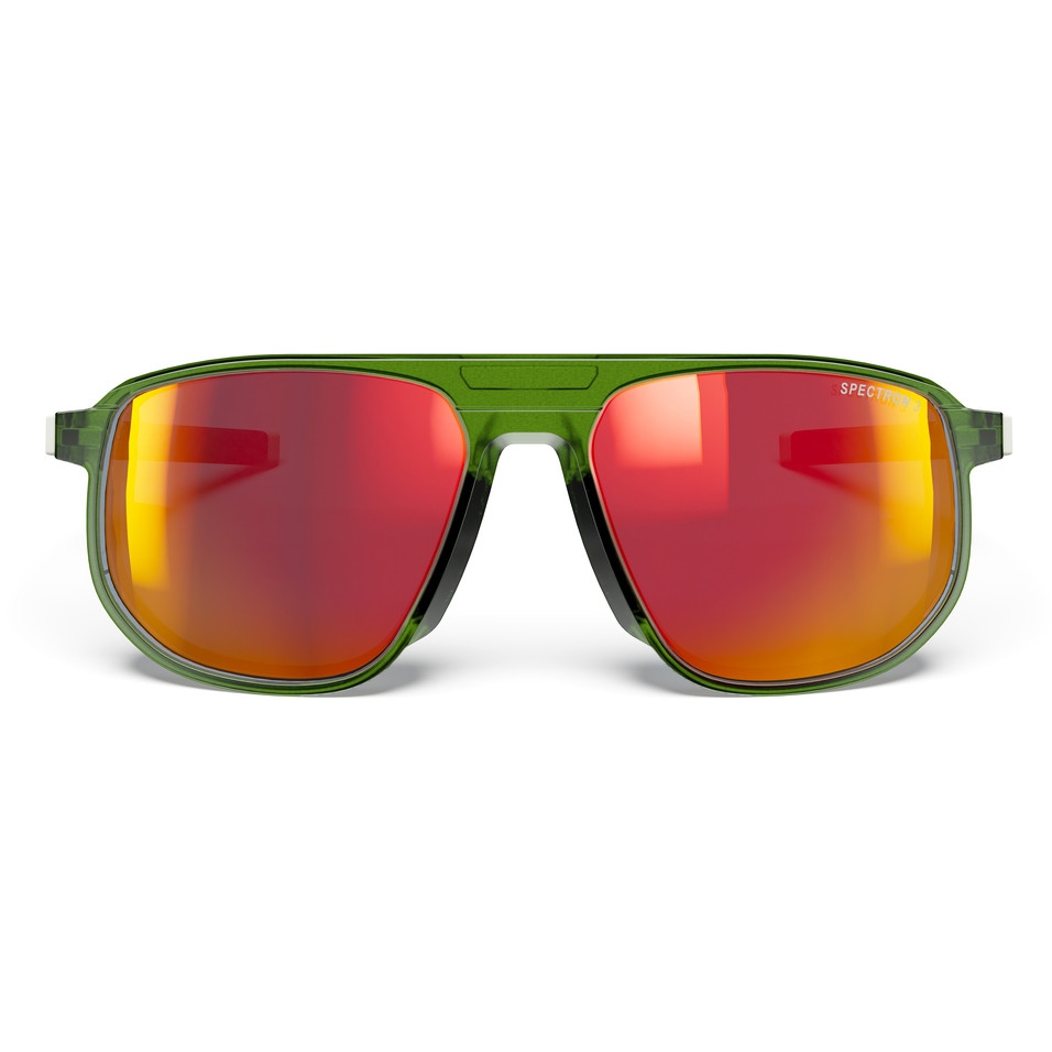 Julbo Ward Spectron 3 Sunglasses - Green / Grey - Grey Red Flash