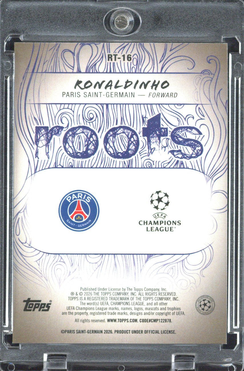 2026 Topps UCC Ronaldinho Roots /50