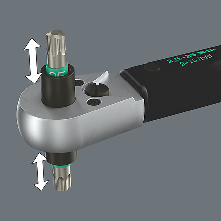 Wera Click-Torque Lock A 6 R/L - Torque Wrench 1/4