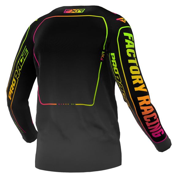 FXR KID CLUTCH 24 cross jersey - Black / MulticolorRef: FXR0486