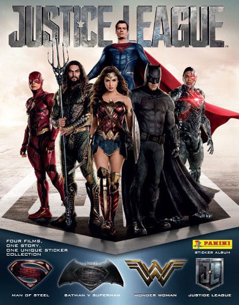 Justice League Sticker Collection