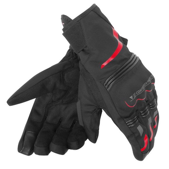 Gants Dainese TEMPEST UNISEX D-DRY SHORT - Noir / RougeRef : DN1104