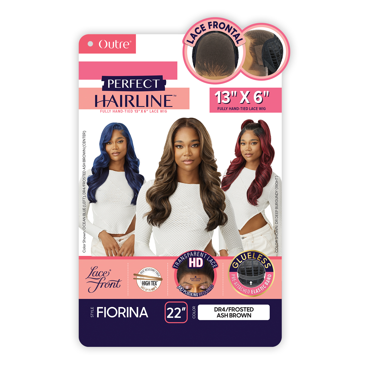 Outre HD Lace Frontal Wig Perfect Hairline Glueless Fully Hand-Tied 13X6 Lace Wig Fiorina