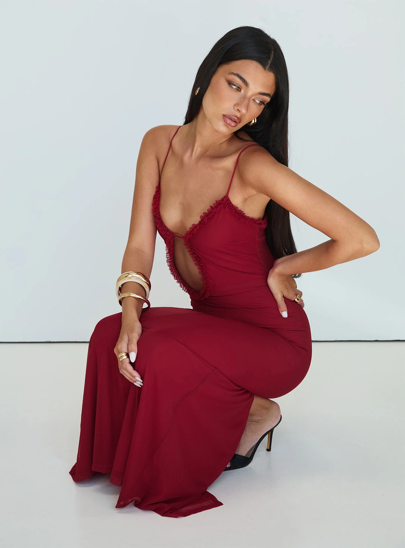 Capisce Maxi Dress Red Petite