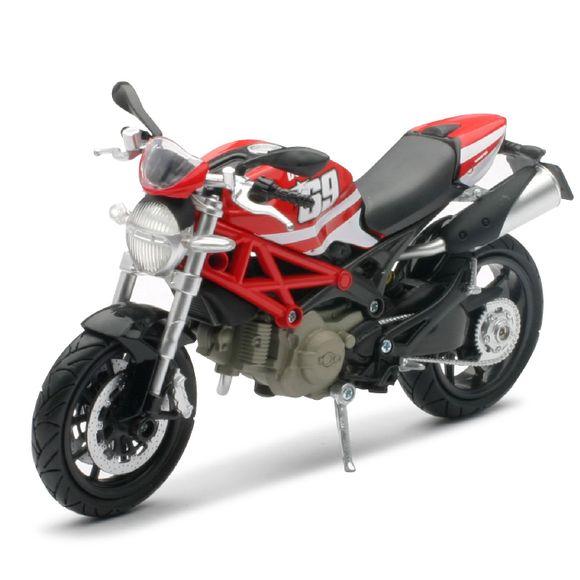 Newray Ducati Monster 796 Motorcycle Diecast - 1/12 Scale - Red/BlackRef: NRY0020 / 57523