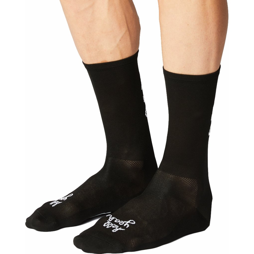 FINGERSCROSSED Hell Yeah 3.0 Cycling Socks - Black #666