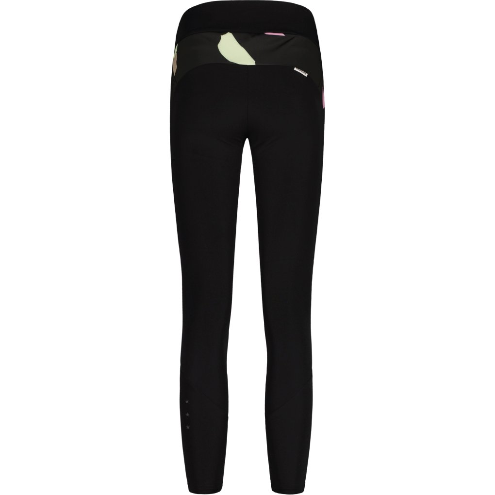 Maloja RaukeM. Adventure Thermal Hybrid Tights Women - deep black fieldflower 1114