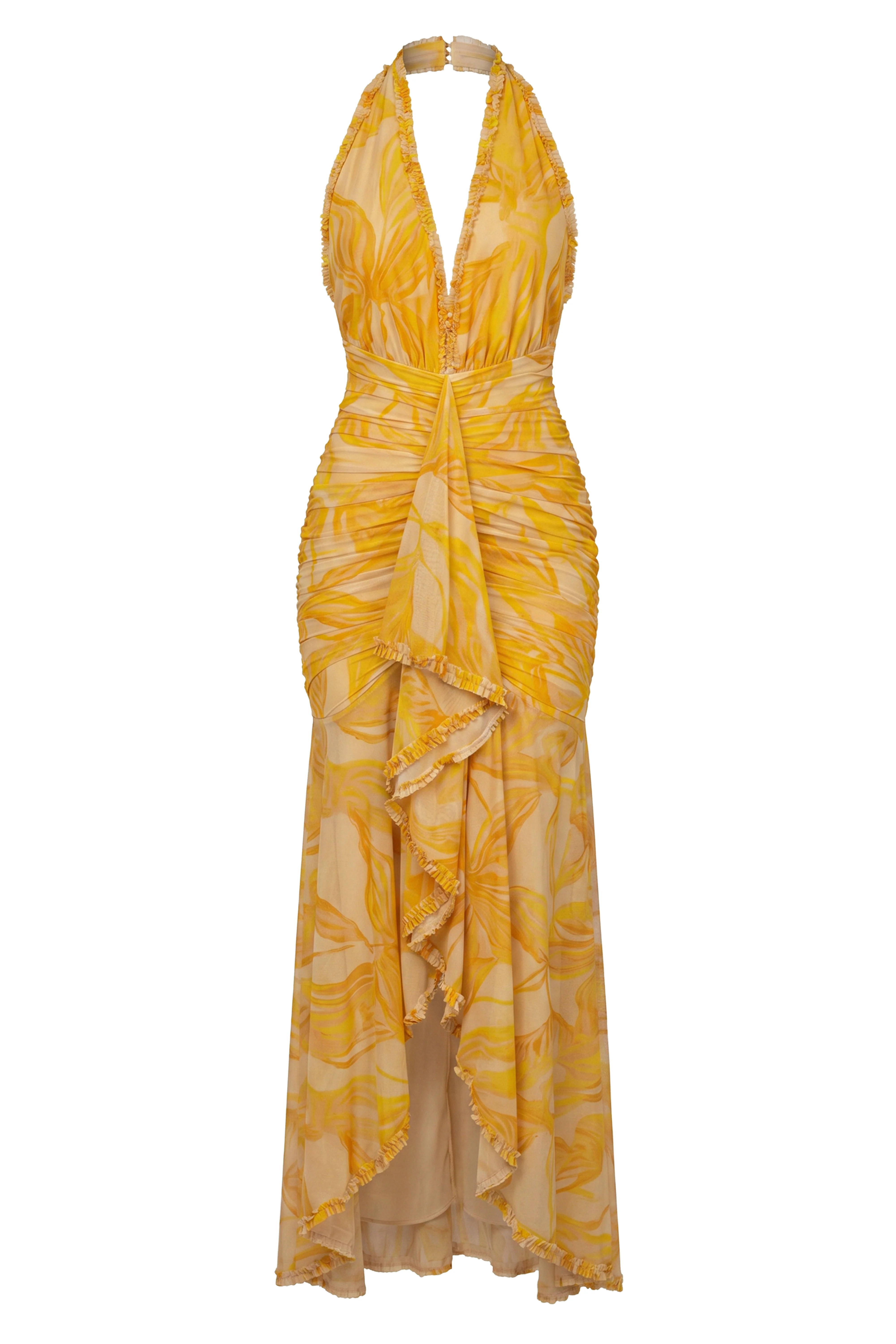 Yellow Paradise Glow Maxi Dress