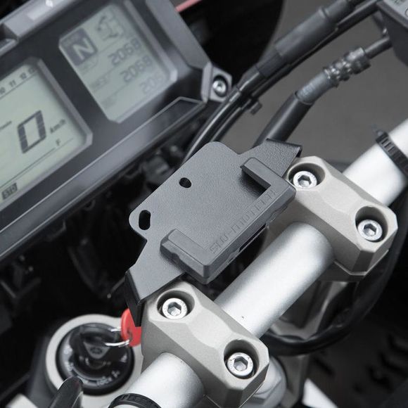 SW-MOTECH GPS Mount — Handlebar Bracket — BlackRef: gps.06.525.10200/b
