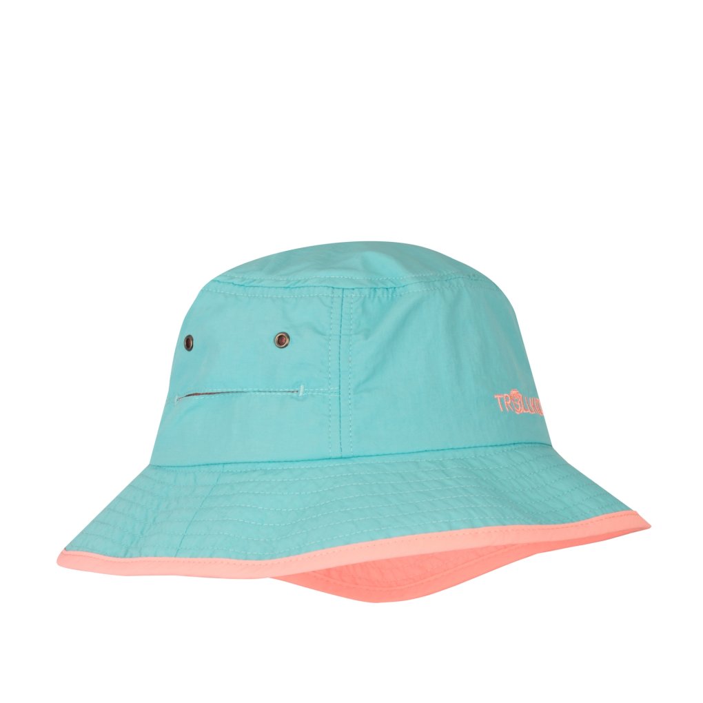 Trollkids Trollfjord Hat Kids - Aqua Haze/Peony Rose