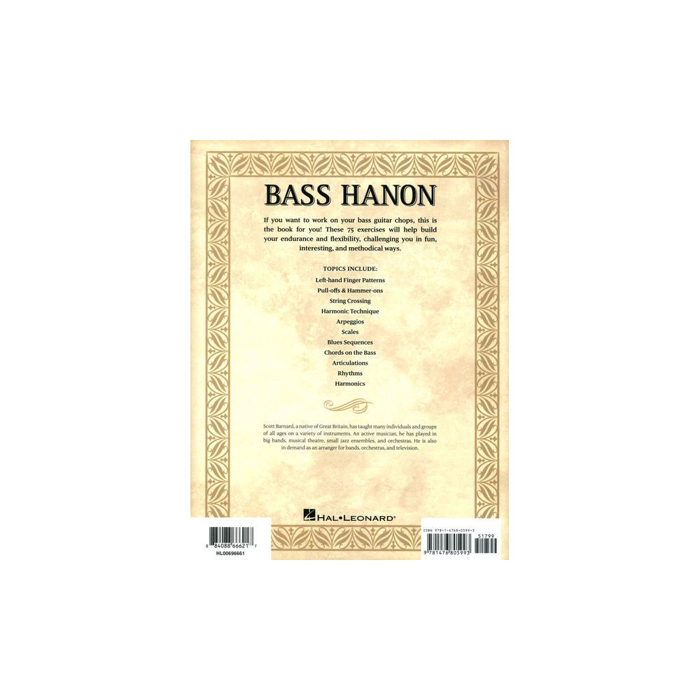 Hal Leonard Bass Hanon – Thomann Ireland