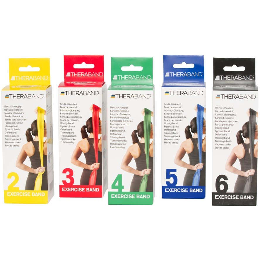 TheraBand Exercise Band Physioband 2,5m - black - special strong