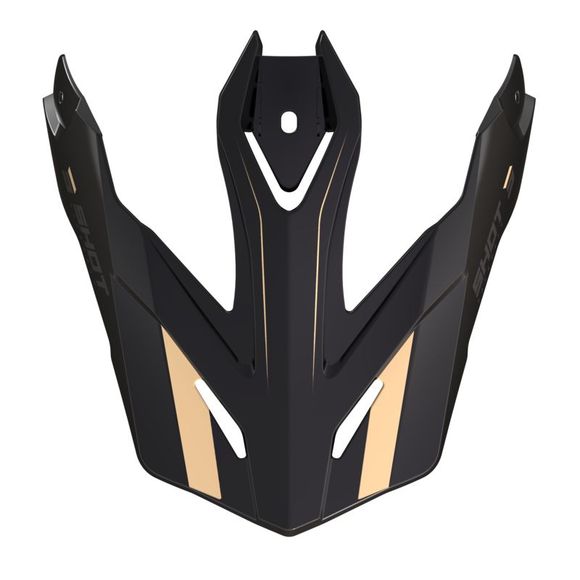 Shot TREK RALLY BLACK SAND GLOSSY 2026 MX Visor - Black / YellowRef: So2828 / A08-21E3-B04