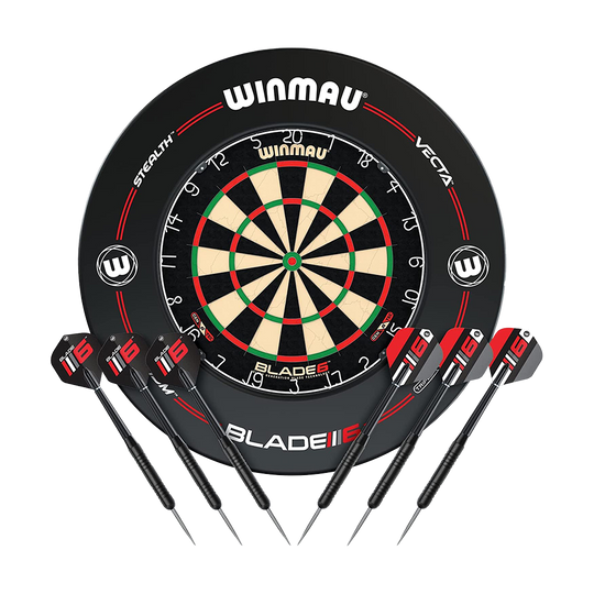 Winmau Blade 6 Set with 2 sets of darts and Blade 6 surround