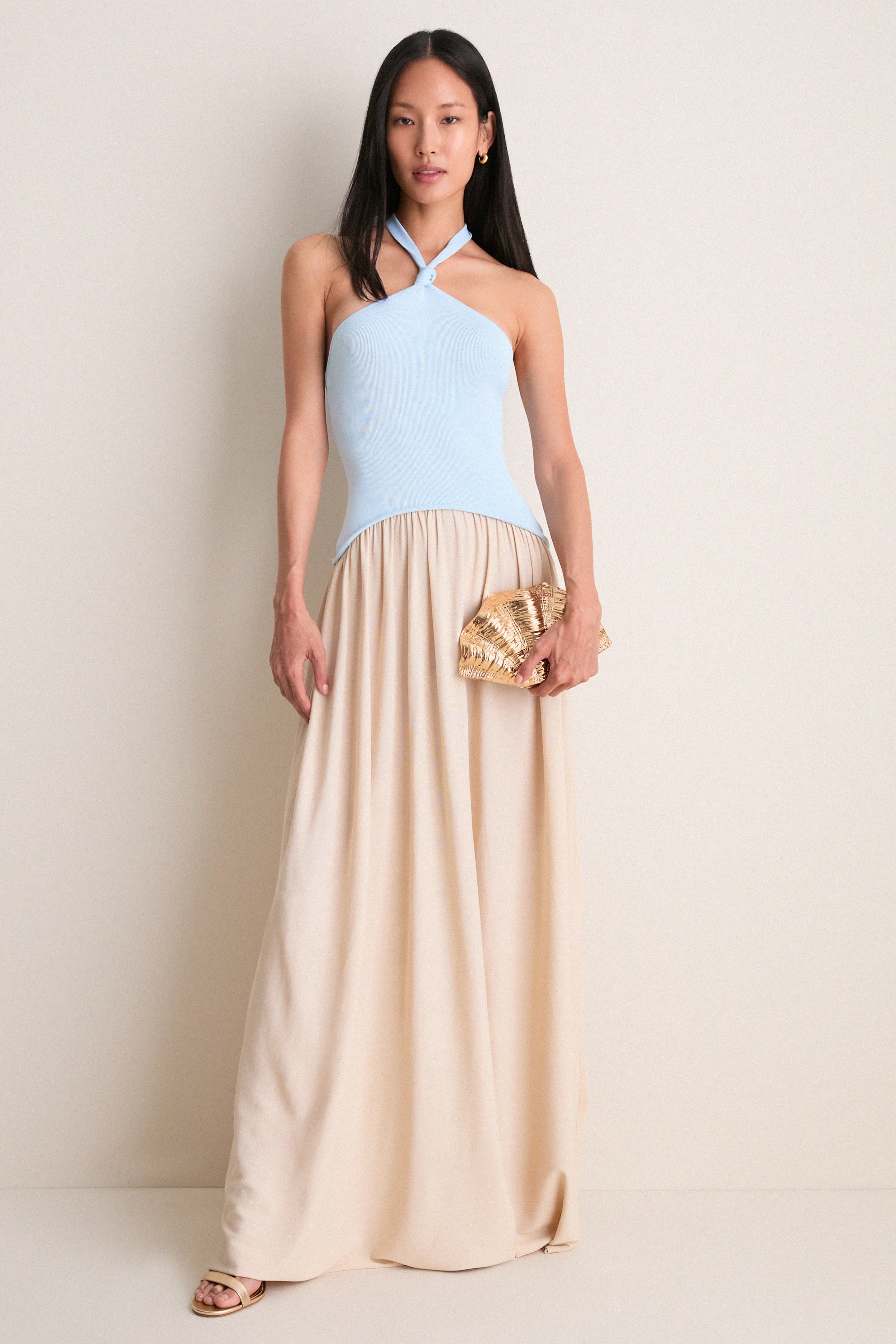 Seabreeze Dune Jordan Halter Dress