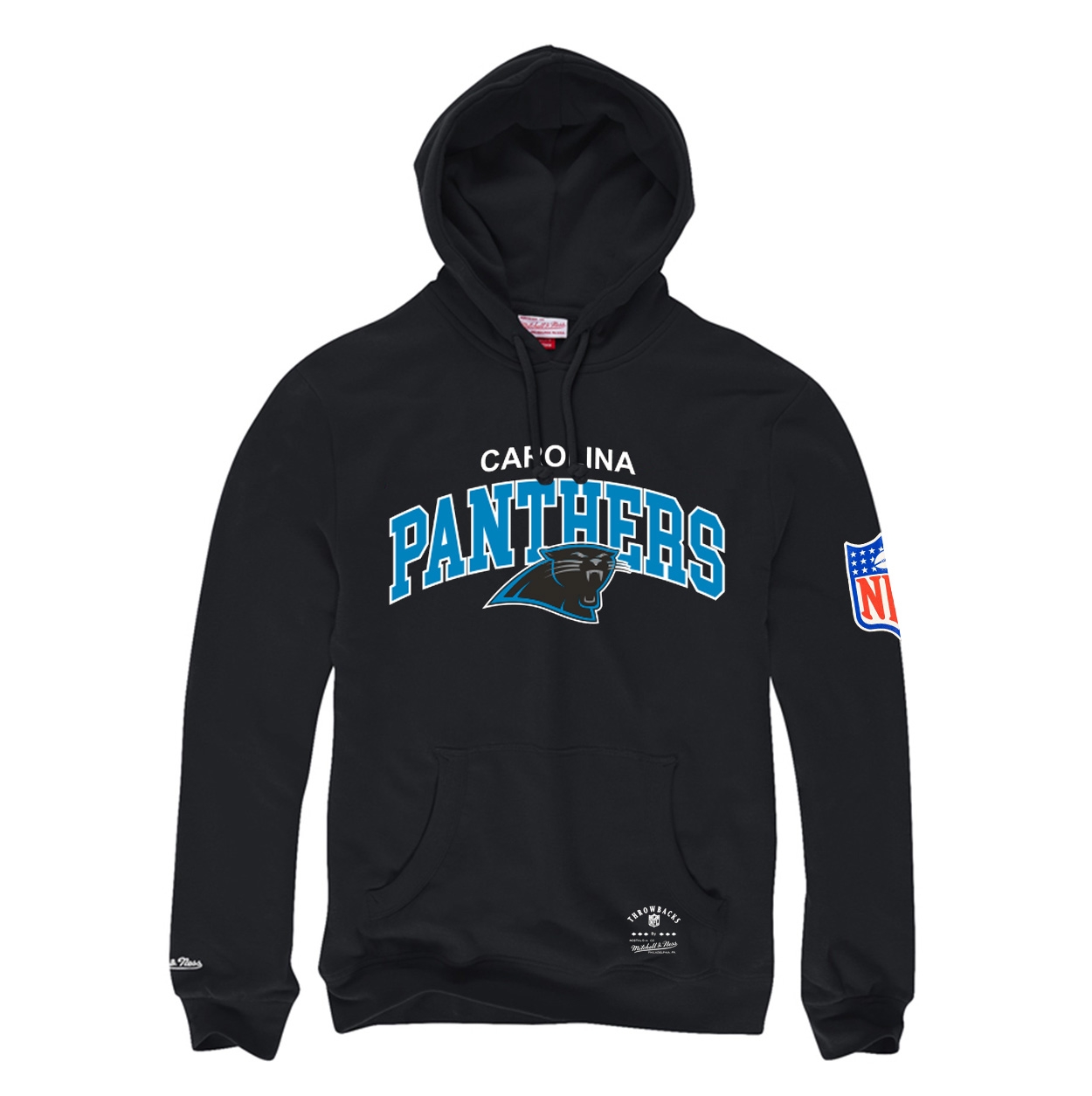 Carolina Panthers Mitchell & Ness Classic Arch NFL Hoodie Black