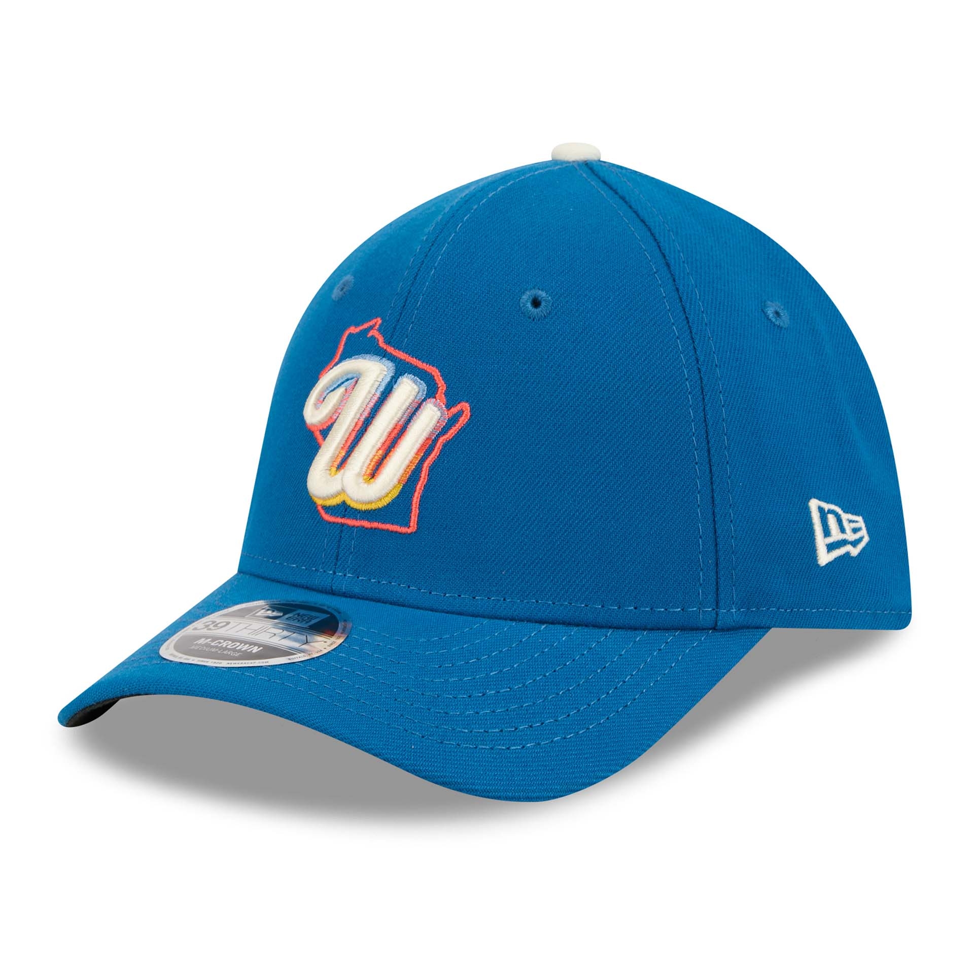 Milwaukee Brewers MLB City Connect 39THIRTY M-Crown Flex Cap Blue