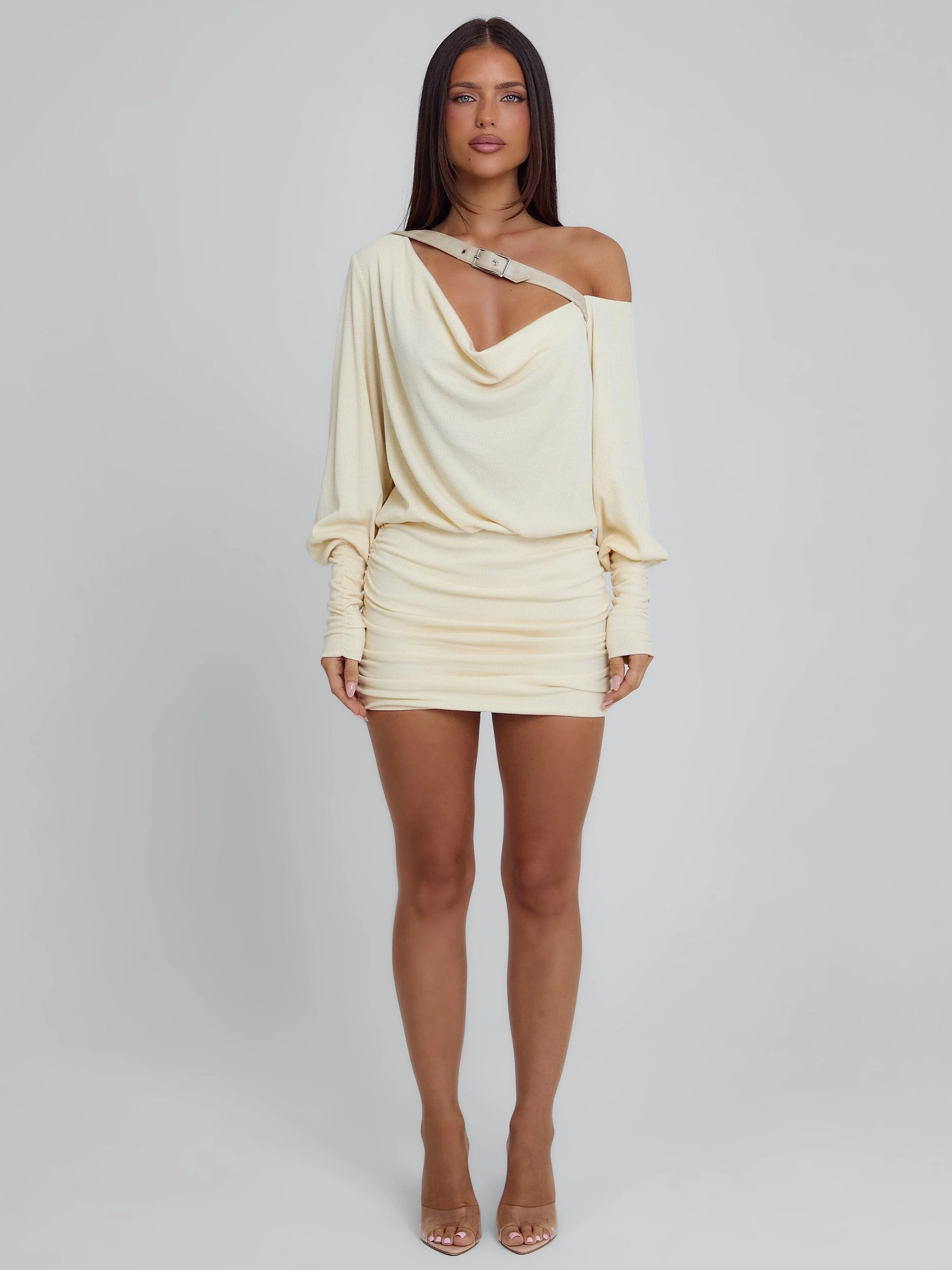 Azari Mini Dress Cream