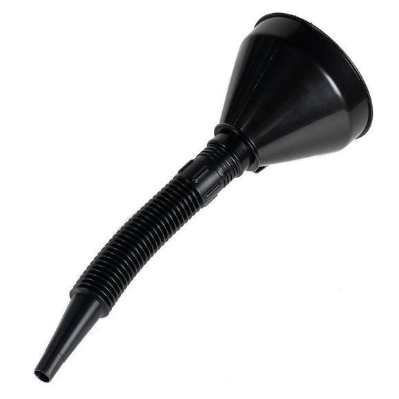 Motoblouz Plastic Funnel With Universal Extension Hose - BlackRef: KOR0144