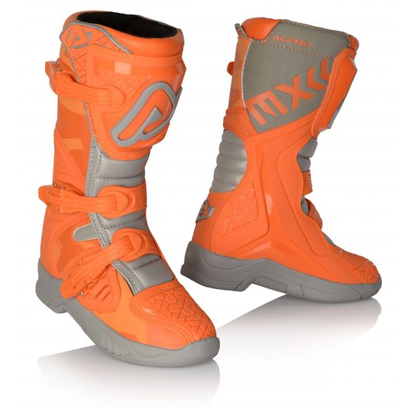 Acerbis X-TEAM KID ORANGE/GREY cross boots - Orange / GrayRef: AE3144