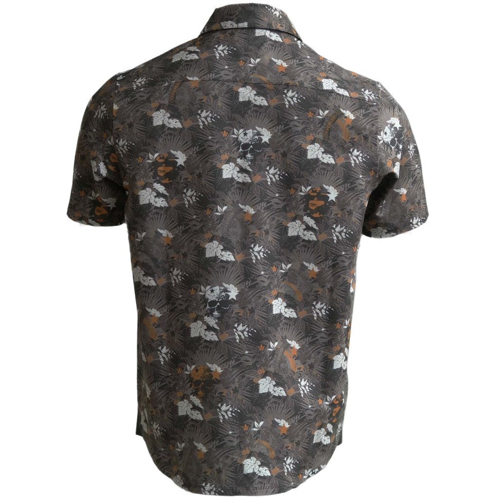 Zimtstern Braapz Riding Short Sleeve Shirt Men - Pirate Black