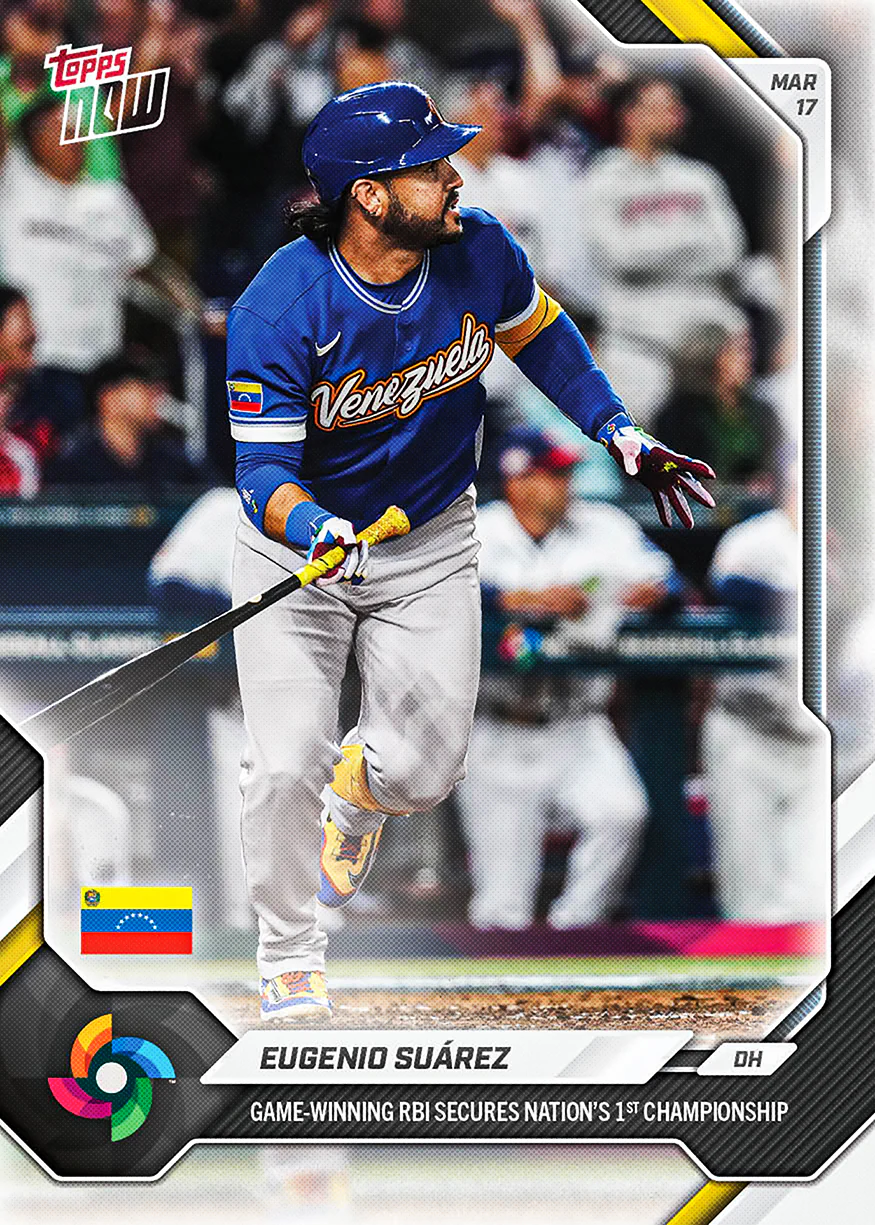 Eugenio Suárez - 2026 World Baseball Classic Topps NOW® - Card 41 - PR: 1882