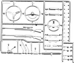 Axial Interior Detail Parts Tree Chrome AX80047