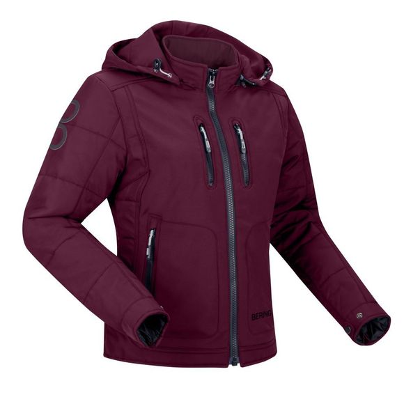 Bering Lady Scoop Bering Motorcycle Jacket - RedRef: BR1682