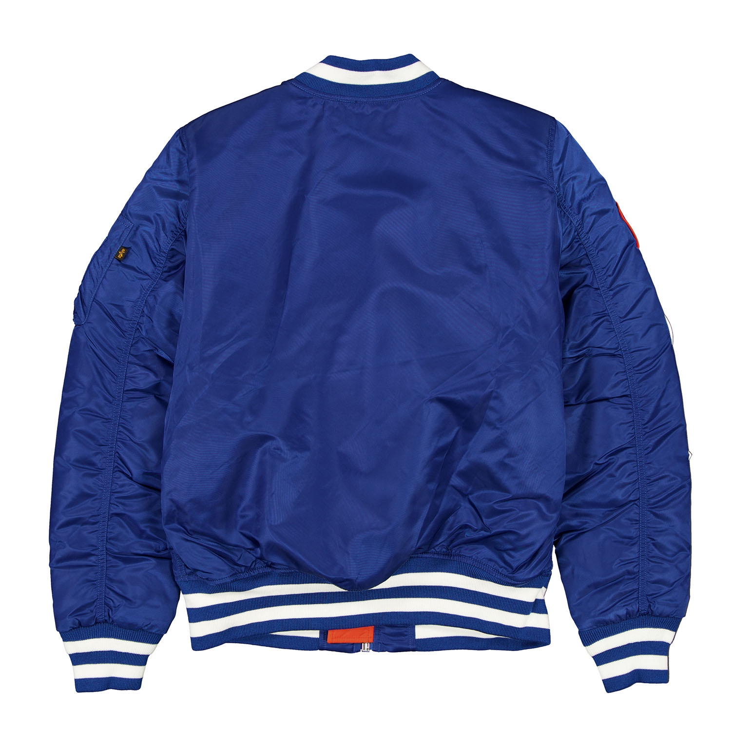 New York Mets Alpha Industries MA-1 MLB Bomber Jacket Blue