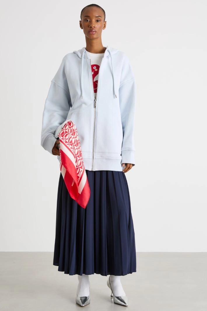 Oversized hoodie - LIGHT BLUE