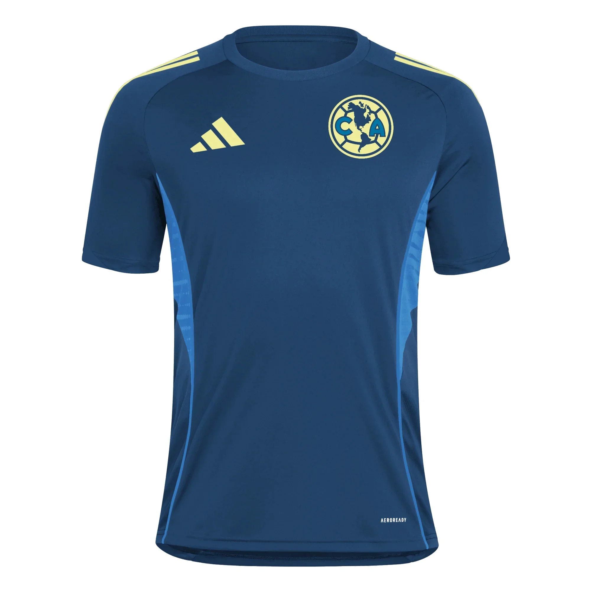 Men's Club América Tiro 25 Training Jersey (Navy/Yellow)