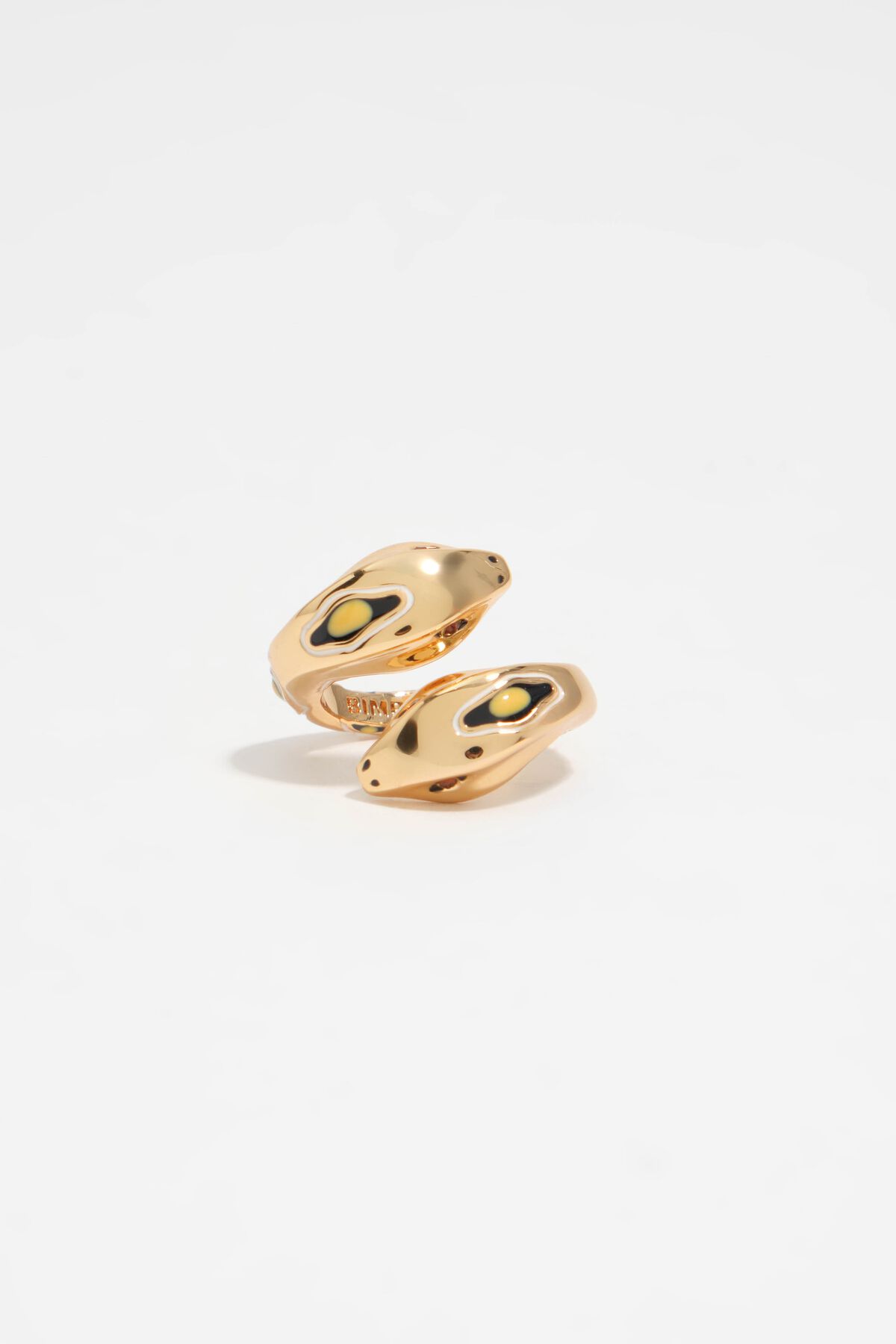 Gold snake ring