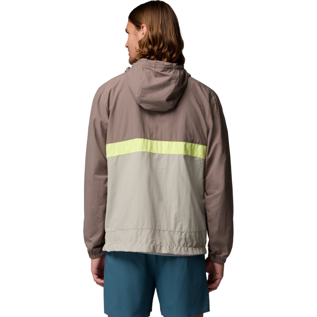 Columbia Spire Valley Windbreaker Hooded Jacket Men - Iron/Flint Grey/Neon Light