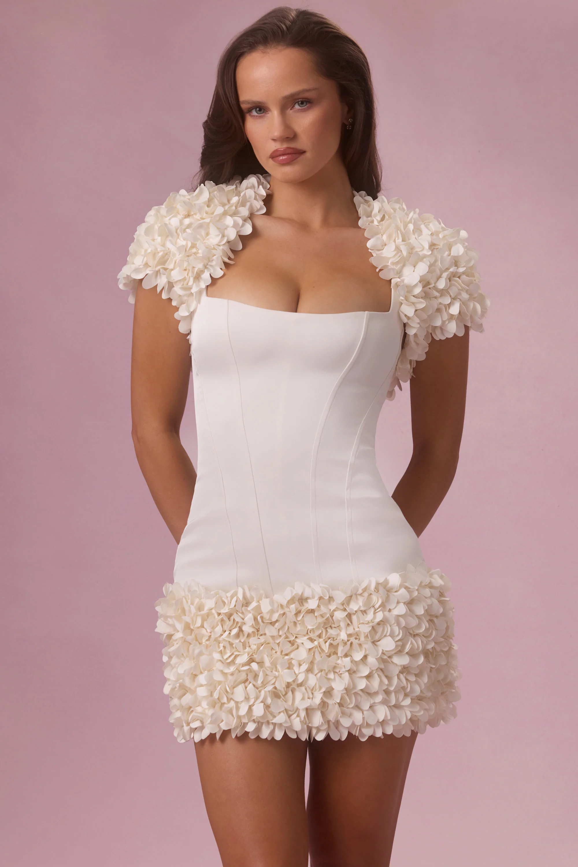 Cropped Bolero  in Pearl
