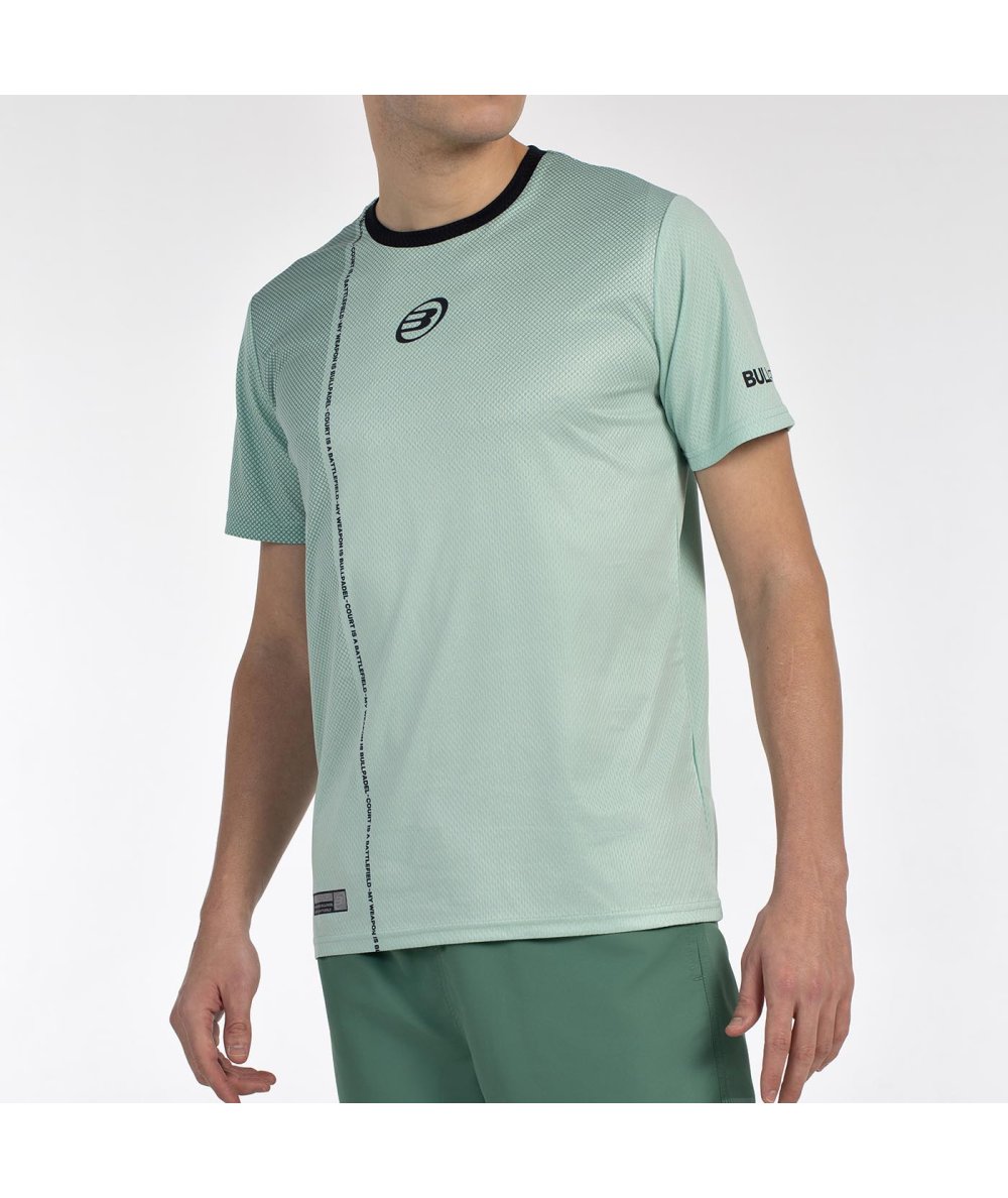T-SHIRT BULLPADEL BATEN VERDE MANZANA VIGORE