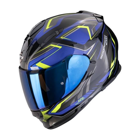 SCORPION Scorpion Exo Exo Exo -491 - ZUMO - Black / Blue HelmetRef: SC1222