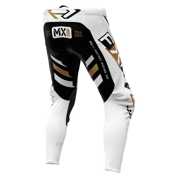 Gladiator 2025 - White / Black cross FXR Podium pantsRef: FXR1538