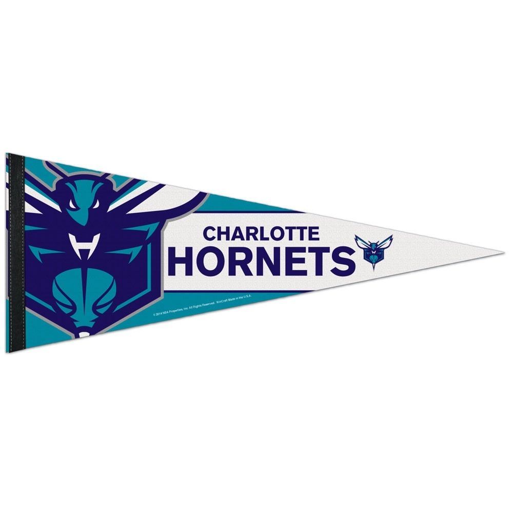 Charlotte Hornets Big Logo Premium NBA Pennant