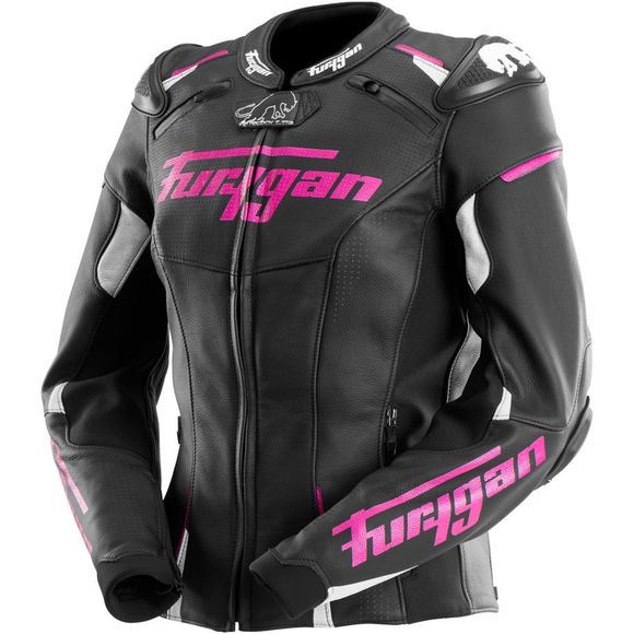 Blouson Moto Furygan RAPTOR LADY - Noir / RoseRef : FU1450