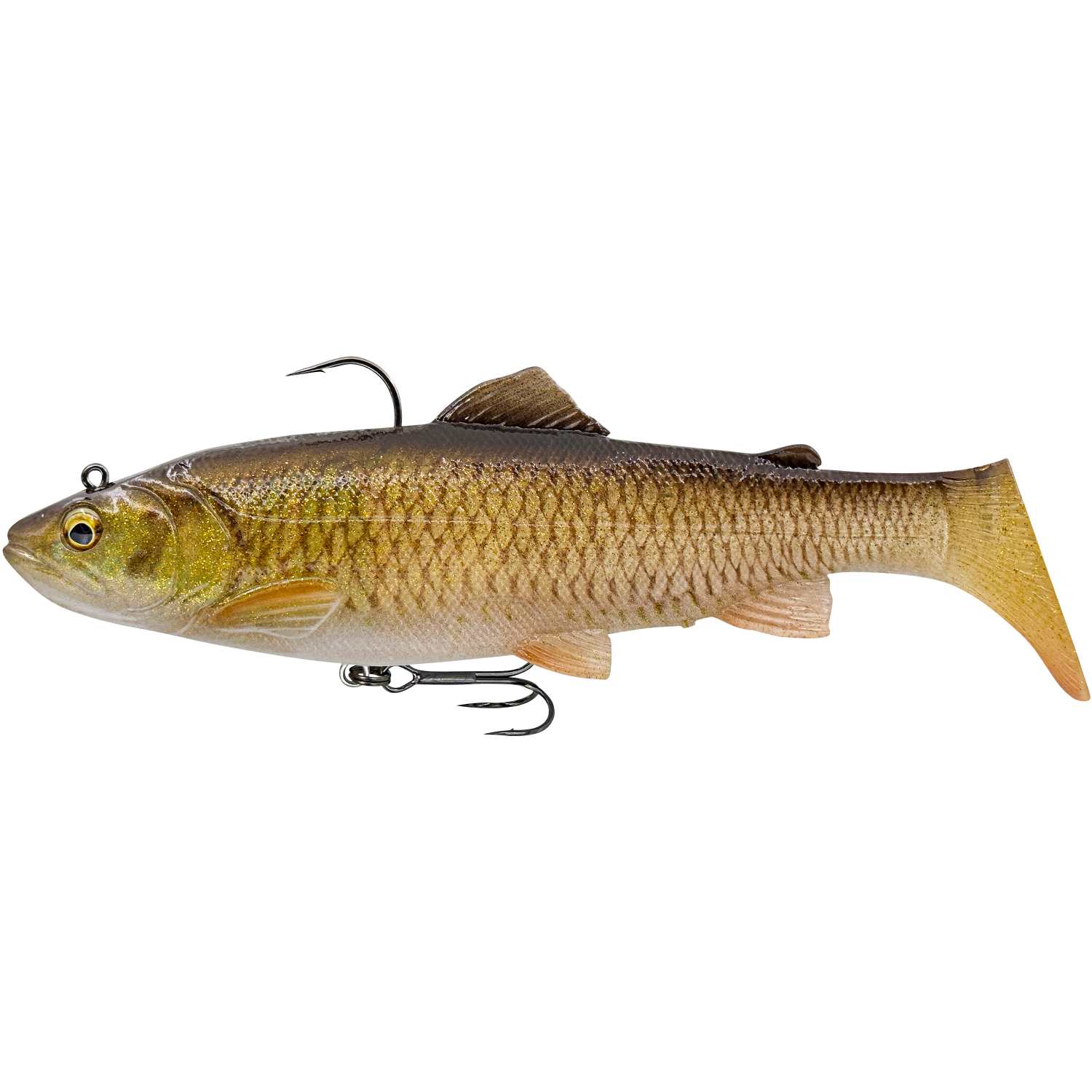 Savage Gear 3D Trout Rattle Shad (Clear Chub)