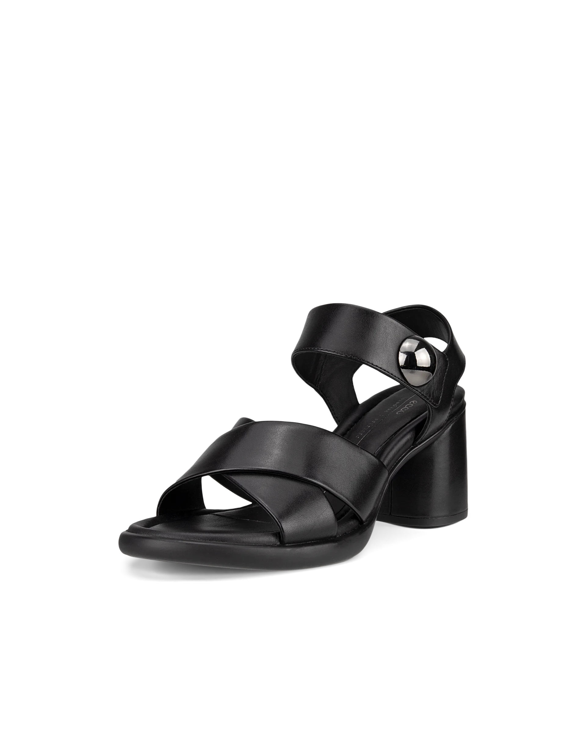 ECCO SCULPTED SANDAL LX 55 Damen Ledersandale mit Absatz Schwarz