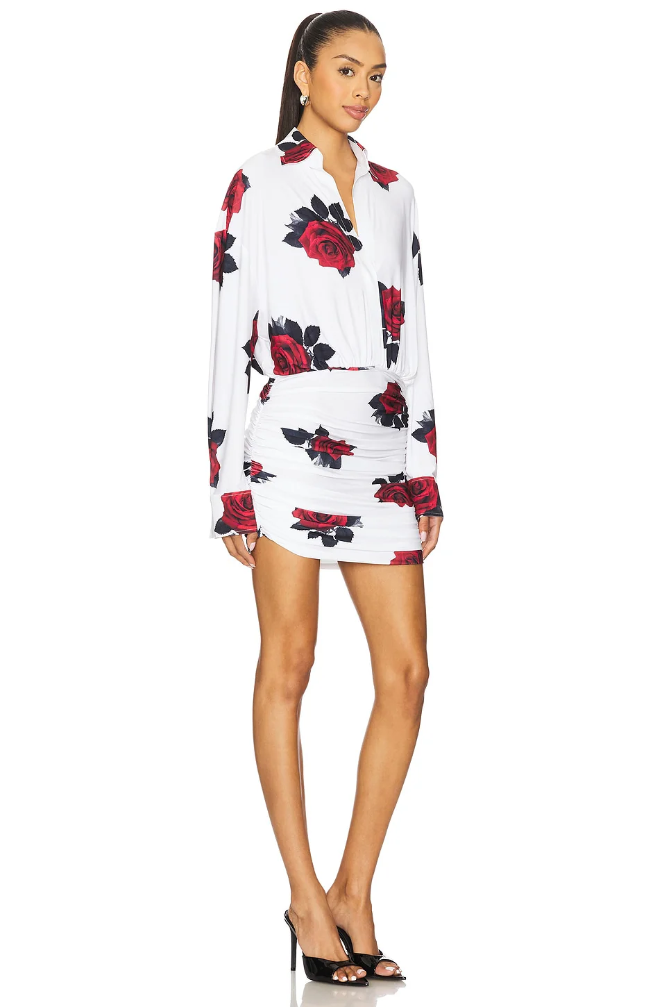 Boyfriend Neck Mini Dress